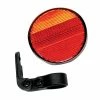 New ✔️ Sunlite 3" Round Red Reflector With Bracket 😉 -bicycle Shop 3 round red reflector bracket sunlite 1